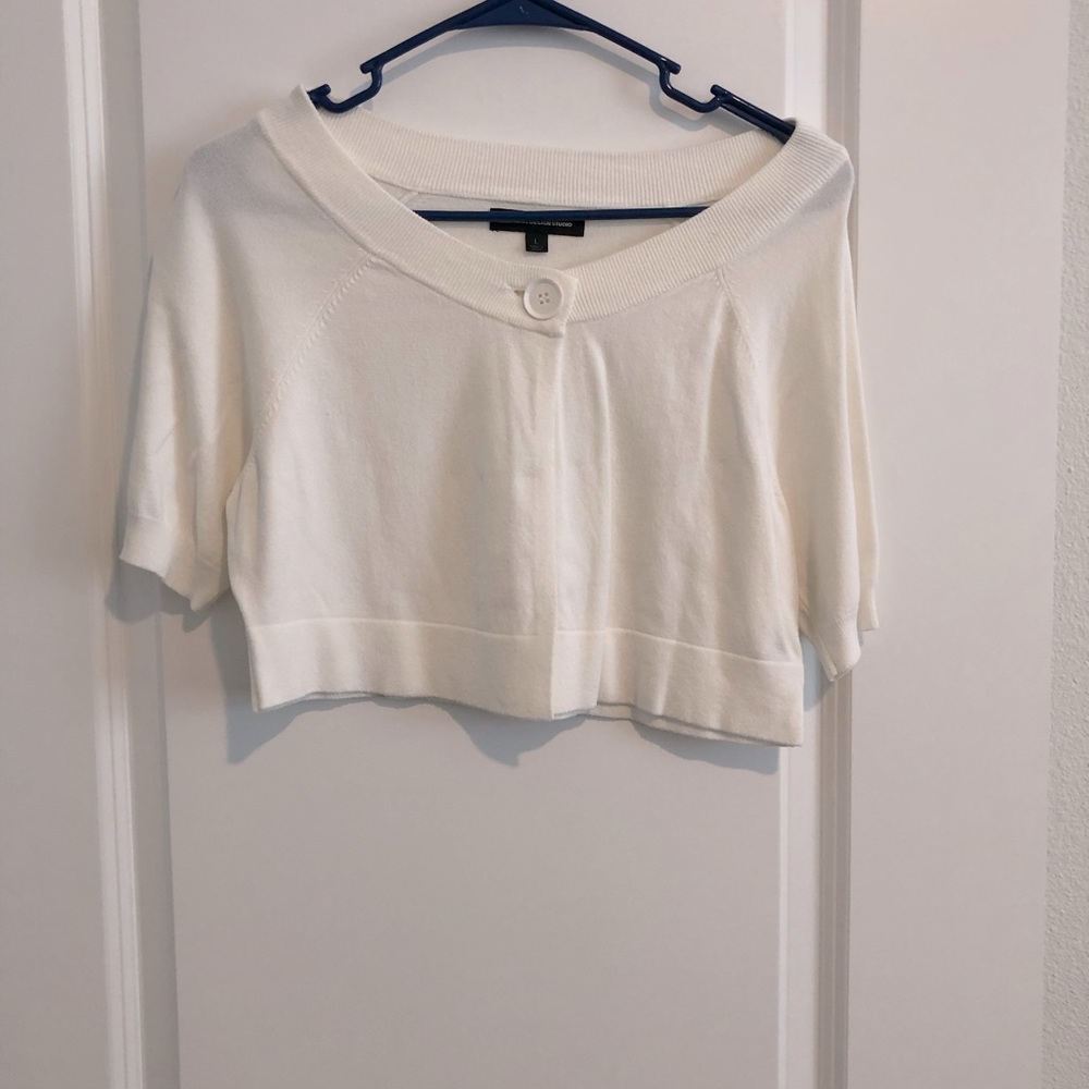 White cute cardigan